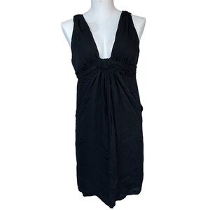 Graham & Spencer 100% silk Black Cocktail Dress small nwt